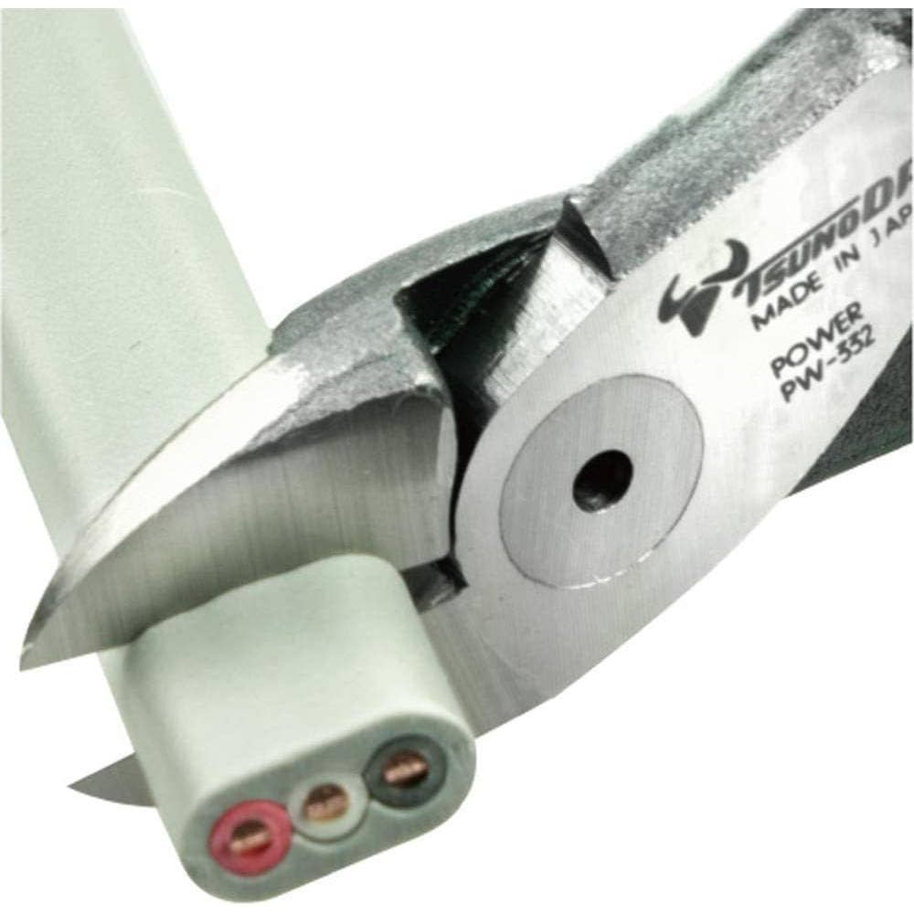 ぴこつな Amazon | ツノダ(Tsunoda) 電工パワーニッパー 薄刃 160mm 圧着